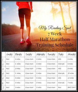 7 week half marathon training schedule